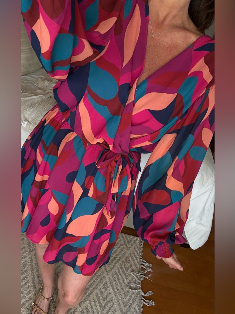 Vibrant Multicolor Women's Dress - Picture 1 of 8